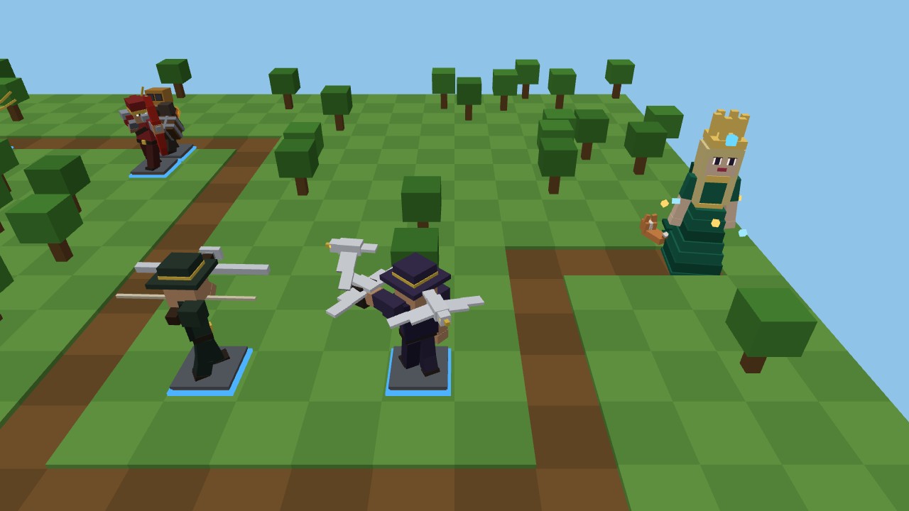 Tower Craft — The queen at her gate, her corgi beside her